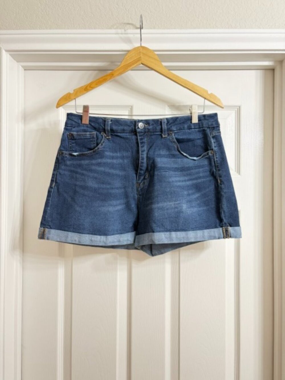 No Boundaries Brand Women's Denim Shorts, Size Juniors 17